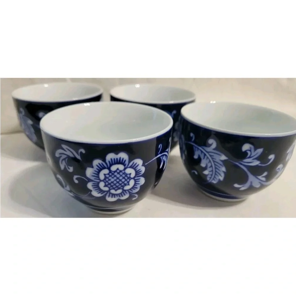 Pier 1 Imports Tea Cups/Sake/Sauce Dishes. Set of 4